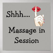 Poster Shh émoji (Devant)