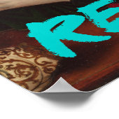 Poster Shh Je lis Citation de peinture Renaissance murale (Coin)