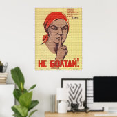 Poster Shhh (Bureau à domicile)