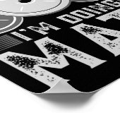 Poster Shhh I’m Doing Math Fitness Exercice d’haltérophil (Coin)