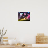 Poster Shiba Inu Imaginaire Anime (Cuisine)