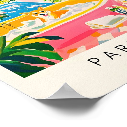 Poster Shiba Inu Imprimer Inspiré Par Henri Matisse, Aest (Coin)