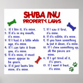 POSTER SHIBA INU PL2 (Devant)