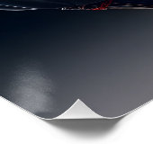 Poster Shiba Inu Portrait Samurai Mur guerrier japonais (Coin)