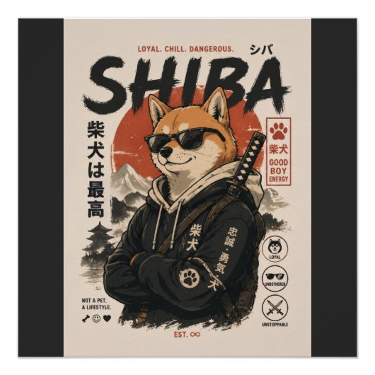 POSTER SHIBA LE PROTECTEUR (Devant)