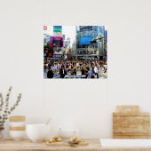 Poster Shibuya, Tokyo, Japon (Cuisine)