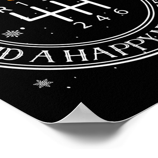 Poster Shiftmas Car Guy Funny Mechanic Christmas Auto Man (Coin)