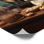 Poster Shih Tzu Christmas Cookies Festive Holiday (Coin)