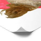 Poster Shih Tzu / Croisé Caniche Saint-Valentin (Coin)