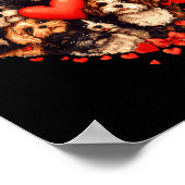 Poster Shih Tzu Heart-shaped Cute Shih Tzu Valentines Day (Coin)