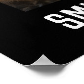 Poster Shih tzu laughing smile customize photo text  (Coin)