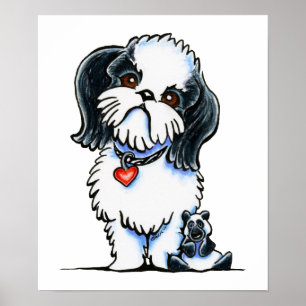 Poster Shih Tzu Panda