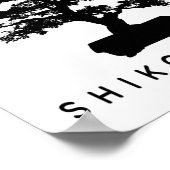 Poster Shiko Dachi Karate Beginner Bonsai Kanji Calligrap (Coin)