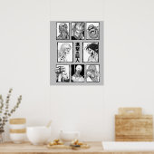 Poster Shingeki no Kyojin Attaque contre Titan Titans (Cuisine)