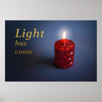 Shining candle