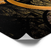 Poster Shining Leaves Fractal (Coin)