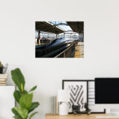 Poster Shinkansen série 500 新 幹 train 線 (Bureau à domicile)