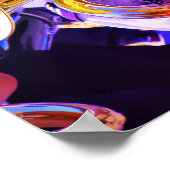 Poster Shiny Tuba Slanted Perspective Brass Band (Coin)