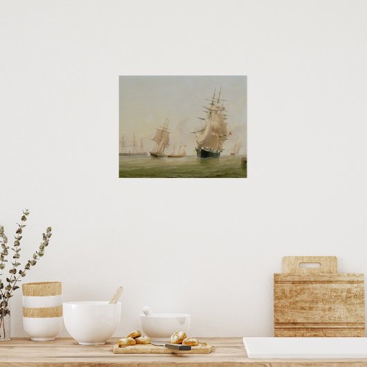 Poster Ship Painting (Cuisine)