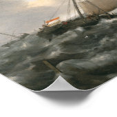 Poster Ships on a Choppy Sea (Coin)