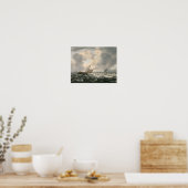 Poster Ships on a Choppy Sea (Cuisine)
