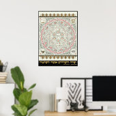 Poster Shir ha Shirim [Chanson de Salomon] en Micrographi (Bureau à domicile)