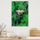 Poster Shirahone Hotspring Shinshu Kasamatsu Shiro 1935 (Cuisine)