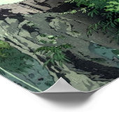 Poster Shirahone Hotspring Shiro Kasamatsu Vintage (Coin)