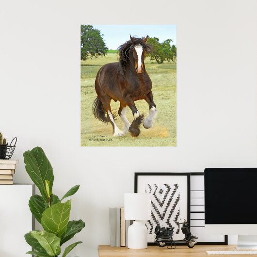Poster Shire Galloping (Bureau à domicile)