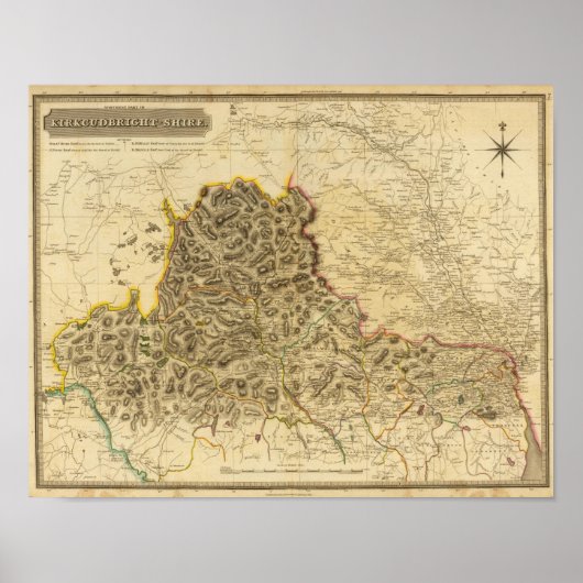 Poster Shire North Kirkcudbright (Devant)