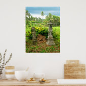 Poster Shirines de terrain de riz balinais (Cuisine)