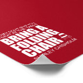 Poster Shirley Chisholm Chaise pliante (Coin)