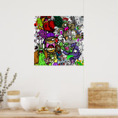 Poster Shiroi Usagi Canvas (Cuisine)