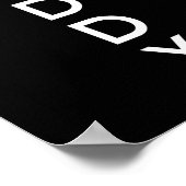 Poster Shirt Daddy Est 2025 New Dad Baby Reveal Gift Tee  (Coin)