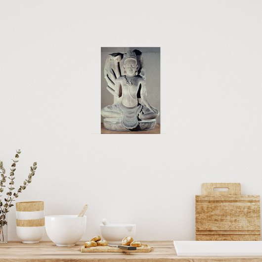 Poster Shiva avec dix bras, de Thap Banh It Temple, (Cuisine)