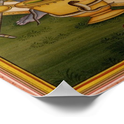 Poster Shiva Making Bhang (Coin)