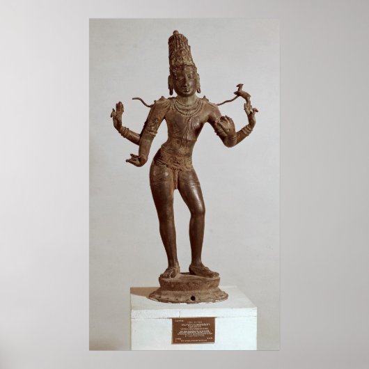 Poster Shiva Vinadhara Dakshina-Murti, Dravidian (Devant)