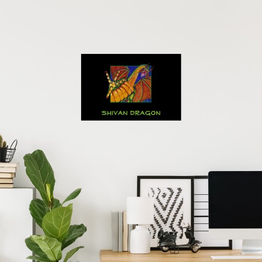 Poster Shivan Dragon (Bureau à domicile)