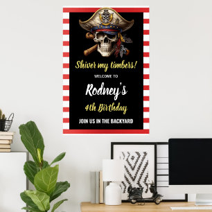Poster Shiver My Tembers Pirate Party