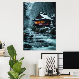 Poster Shizuka na Fuyu : Temple silencieux au bord de la