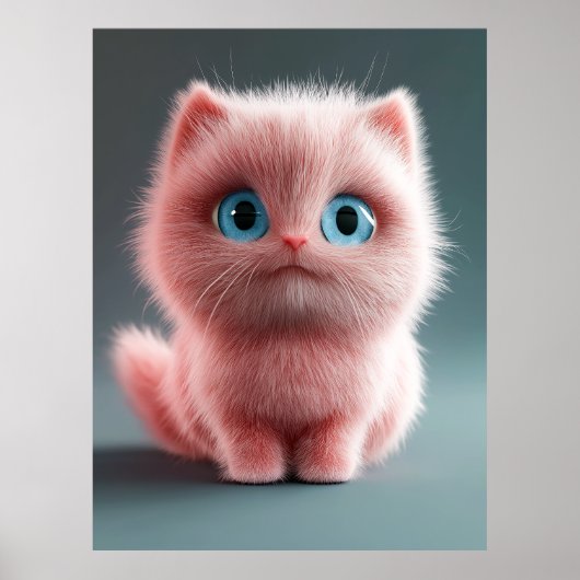 Poster Shmu - Le chat rose (Devant)