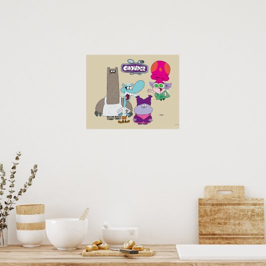Poster Shnitzel, Mung, Chowder et Truffes (Cuisine)