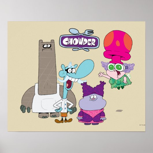 Poster Shnitzel, Mung, Chowder et Truffes (Devant)