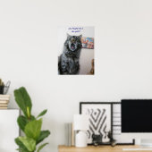 Poster Shocked Kitty Loves Painting (Bureau à domicile)