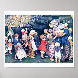 Poster Shoe House, Jessie Willcox Smith