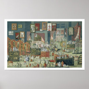 Poster Shop Selling Chinese Goods, mid-18th century (cera