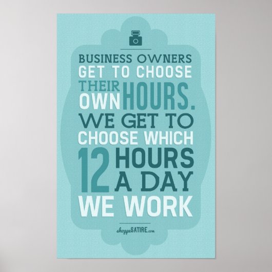 Poster Shoppe Satire - Humour pour les photographes (Devant)