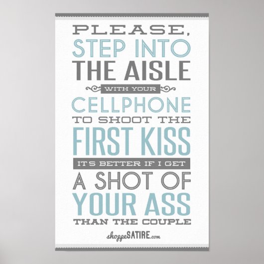 Poster Shoppe Satire - Humour pour les photographes (Devant)
