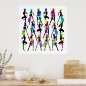 Poster Shopping Glamor Girls (Cuisine)