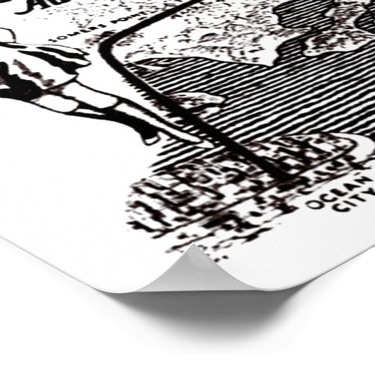 Poster Shore Fast Line Trolleys 1910 (Coin)